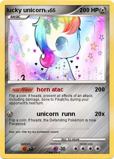 Pokemon lucky unicorn