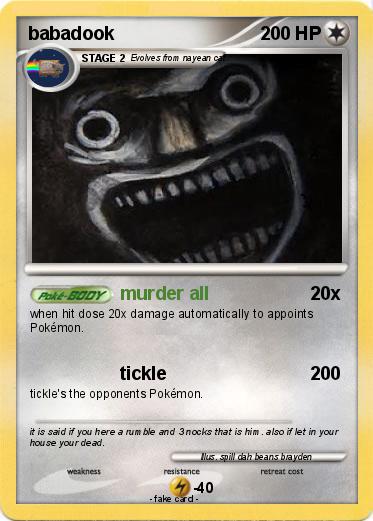 Pokemon babadook