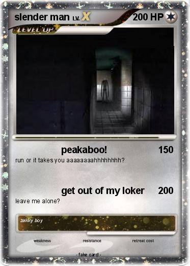 Pokemon slender man
