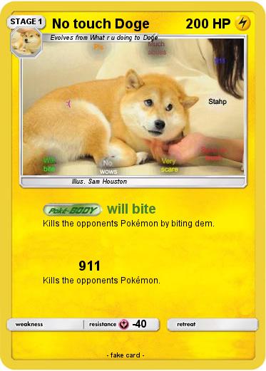 Pokemon No touch Doge