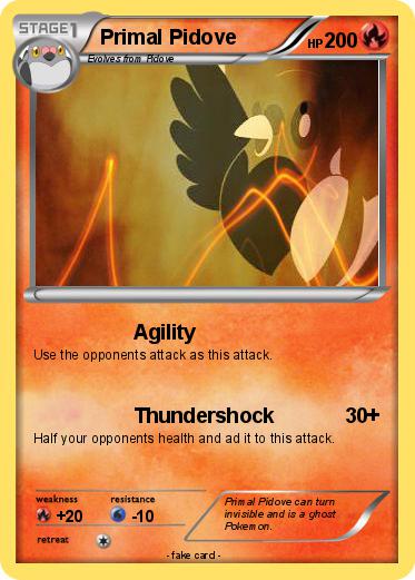 Pokemon Primal Pidove