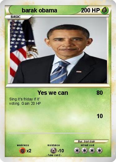 Pokemon barak obama