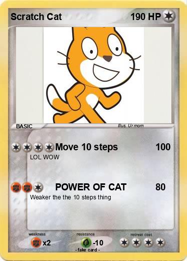 Pokemon Scratch Cat
