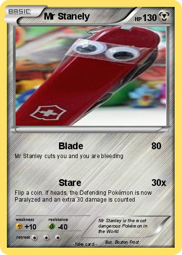 Pokemon Mr Stanely