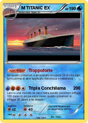Pokemon M TITANIC EX
