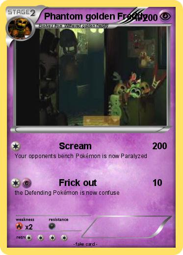 Pokemon Phantom golden Freddy
