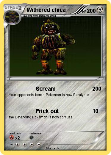 Pokemon Withered chica