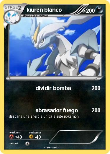 Pokemon kiuren blanco