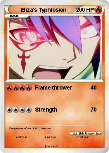 Pokemon Eliza's Typhlosion