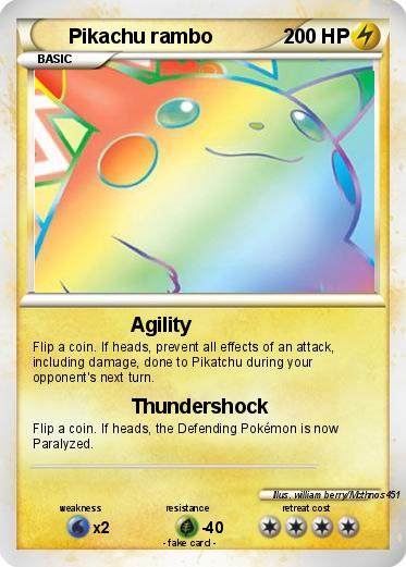 Pokemon Pikachu rambo