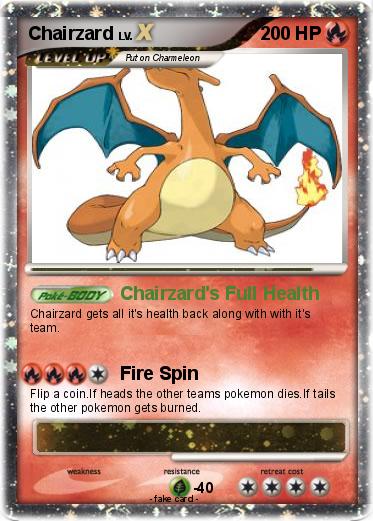 Pokemon Chairzard