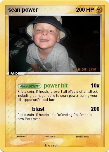 Pokemon sean power