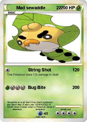 Pokemon Mad sewaddle         22