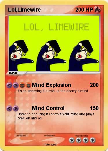 Pokemon Lol,Limewire