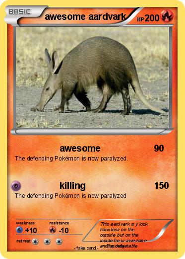 Pokemon awesome aardvark