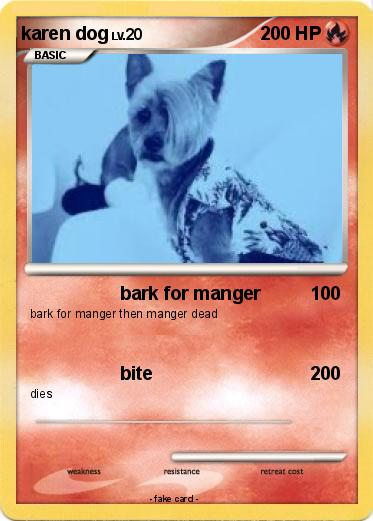 Pokemon karen dog