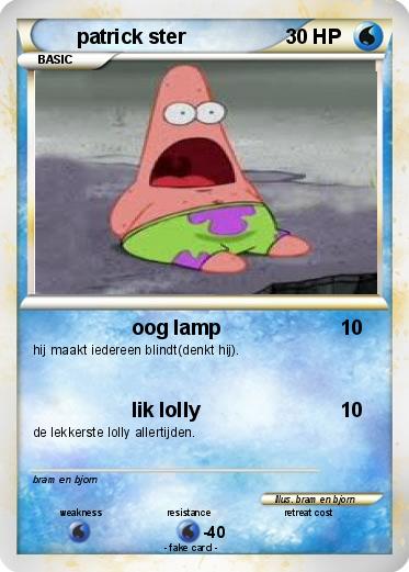 Pokemon patrick ster