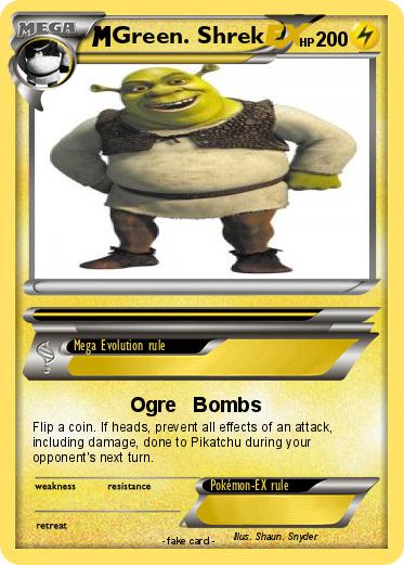 Pokemon Green. Shrek