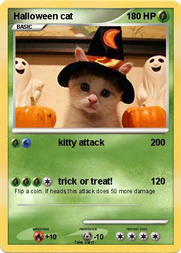 Pokemon Halloween cat