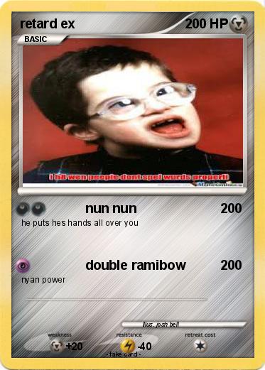 Pokemon retard ex