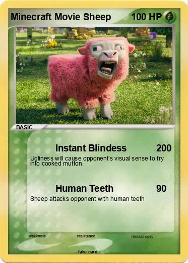 Pokemon Minecraft Movie Sheep