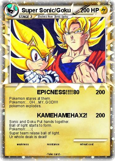 Pokemon Super Sonic/Goku