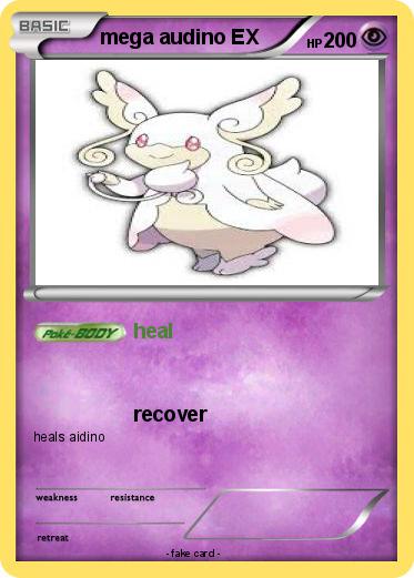 Pokemon mega audino EX