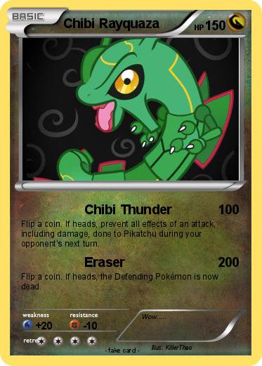 Pokemon Chibi Rayquaza