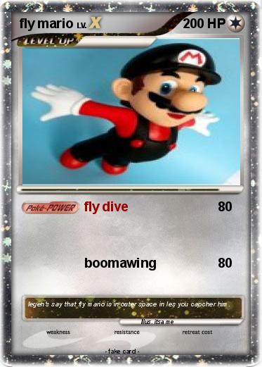 Pokemon fly mario