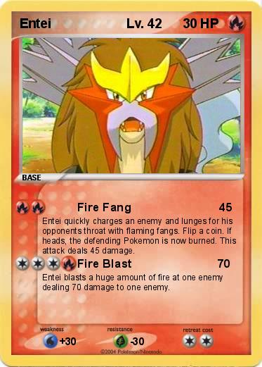 Pokemon Entei                     Lv. 42