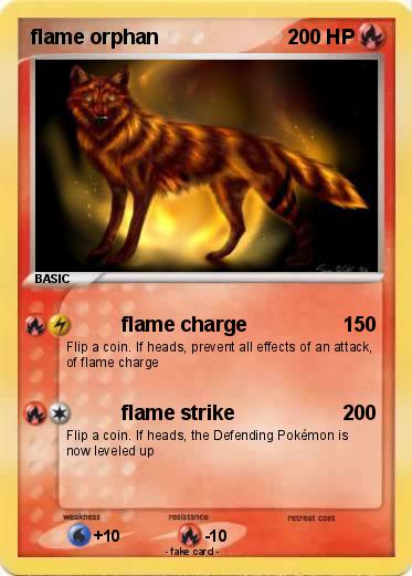 Pokemon flame orphan