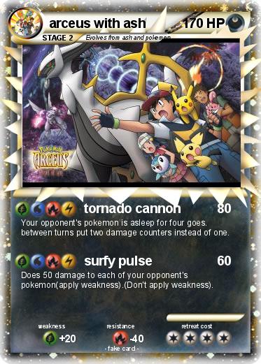 Pokemon arceus with ash