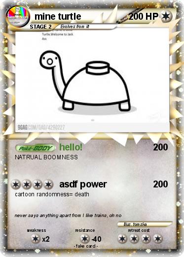Pokemon mine turtle