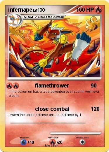 Pokemon infernape
