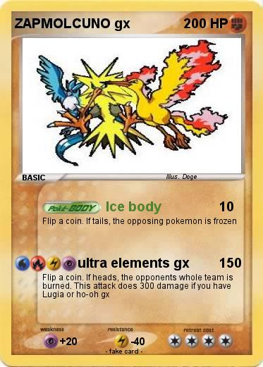 Pokemon ZAPMOLCUNO gx