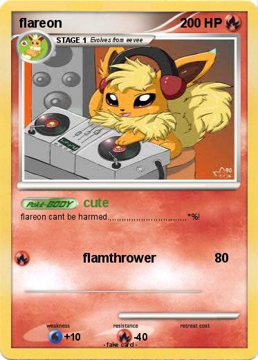 Pokemon flareon