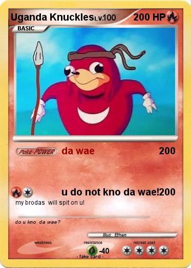 Pokemon Uganda Knuckles