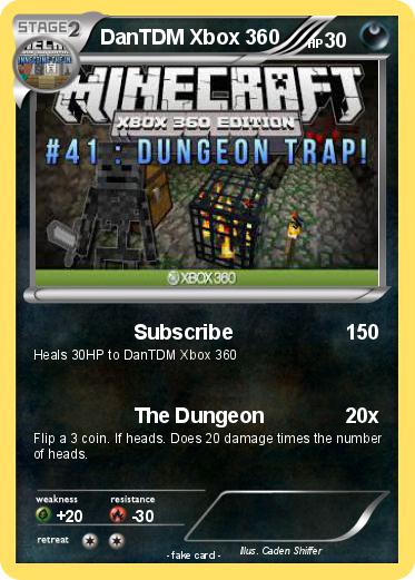 Pokemon DanTDM Xbox 360