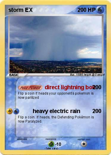 Pokemon storm EX
