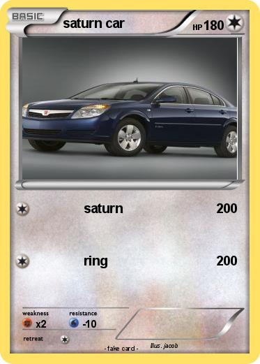 Pokemon saturn car
