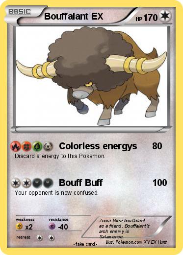 Pokemon Bouffalant EX