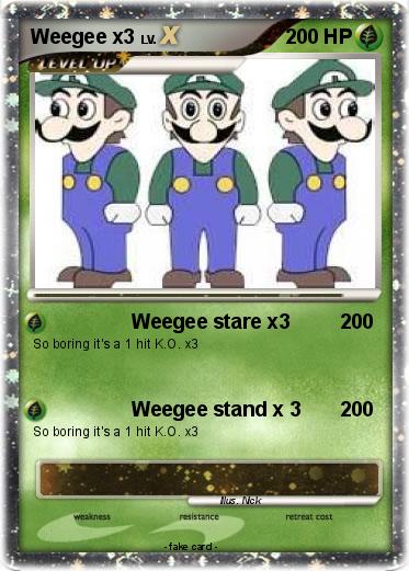 Pokemon Weegee x3
