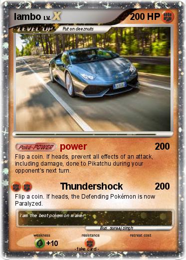 Pokemon lambo