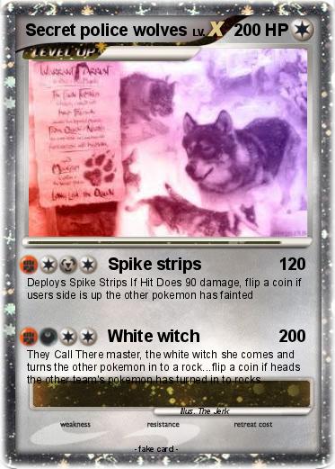 Pokemon Secret police wolves