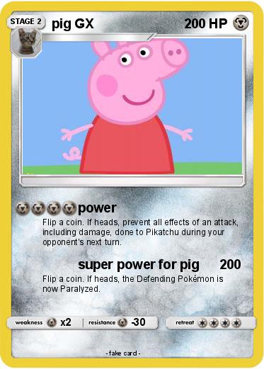 Pokemon pig GX