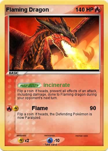 Pokemon Flaming Dragon