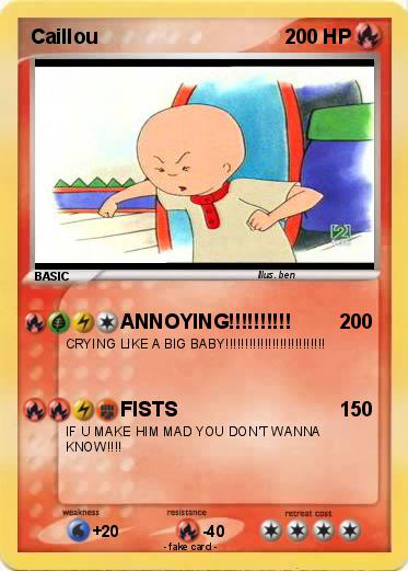 Pokemon Caillou