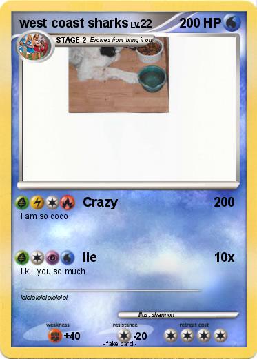 Pokemon west coast sharks