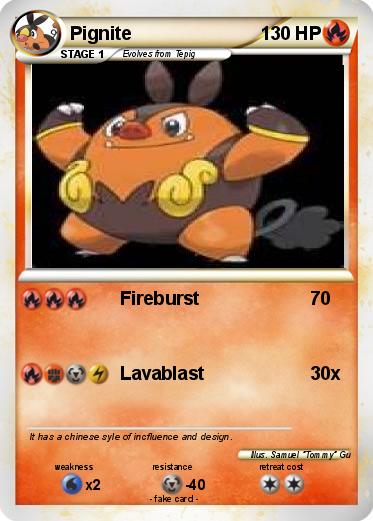 Pokemon Pignite