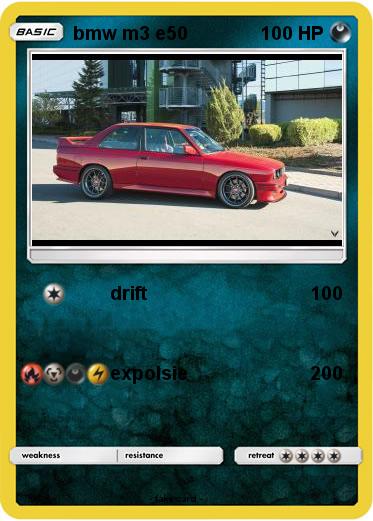 Pokemon bmw m3 e50